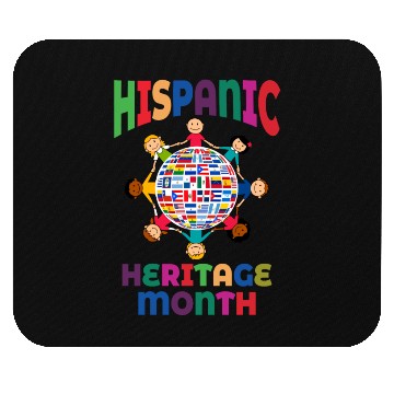 Discover Hispanic Heritage Month Kids Countries Flags World Mouse Pads