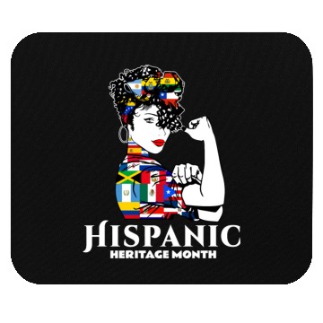 Discover Hispanic Heritage Month Latino Countries Flag Mouse Pads