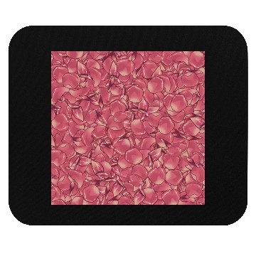 Discover Fallen Rose Peddles Mouse Pads