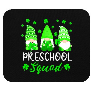 Discover Cute Gnomes Preschool Squad Teacher St Patricks Mouse Pads