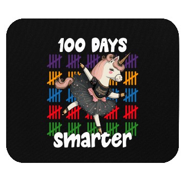 Discover 100 Days Of School Ballet Unicorn 100 Days Mouse Pads
