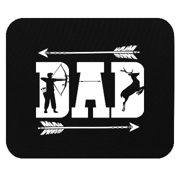 Discover Vintage Bow Hunting Bow Hunter Dad Mouse Pads