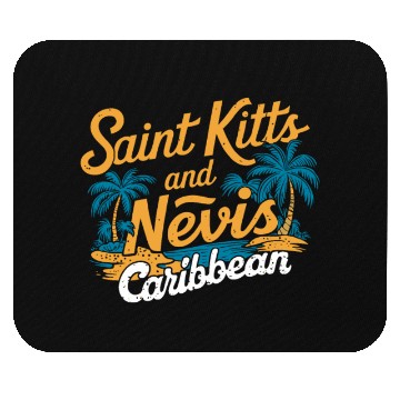 Discover Saint Kitts And Nevis Caribbean Souvenir Mouse Pads