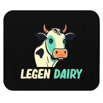 Discover Legend Dairy Cattle Farmer Hereford Ranchero Mouse Pads