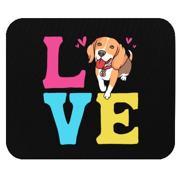 Discover Cute Frengle Dog Love For Dog Mom Mouse Pads