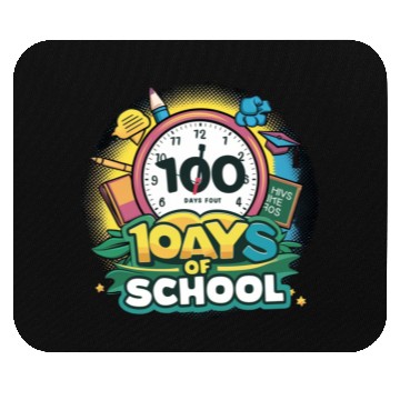 Discover 100 Days of School Mouse Pads Design