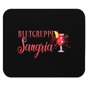 Discover Cocktail Bartender Blutgruppe Sangria Mouse Pads