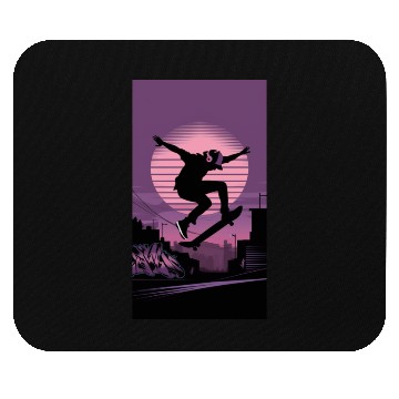 Discover Skateboard Sunset Mouse Pads
