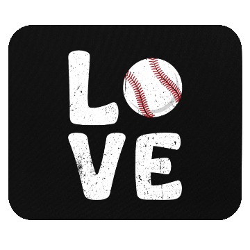 Discover Valentine s Day Love Baseball Mouse Pads