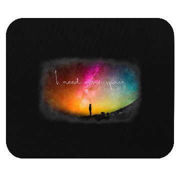 Discover Need More Space colourful Mouse Pads