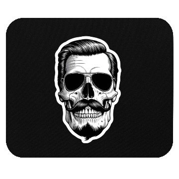 Discover Masculine skull Mouse Pads