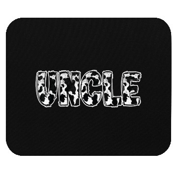 Discover Uncle Cow Pattern Print Mouse Pads