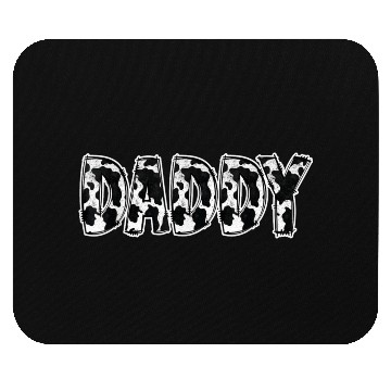 Discover Daddy Cow Pattern Print Mouse Pads