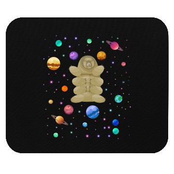 Discover Tardigrade Space! Nerd, Geek Microbiology Science Mouse Pads