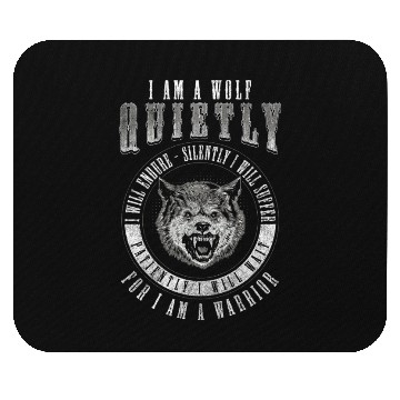Discover Wolf Predator Leader Wilderness Mouse Pads