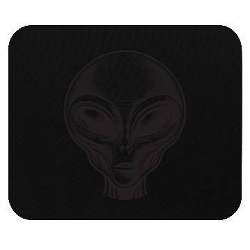Discover Grey Alien Mouse Pads