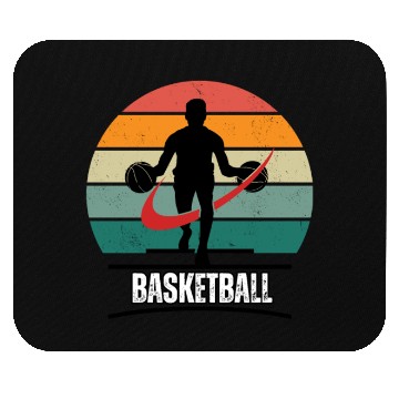 Discover Retro Basketball Classic,athletic men outfits Mouse Pads