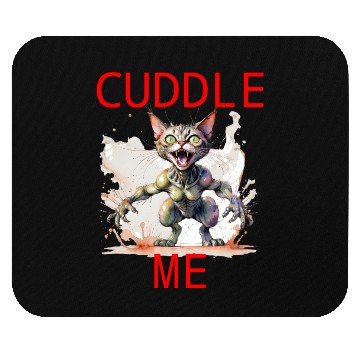 Discover sweet alien cat meow Mouse Pads