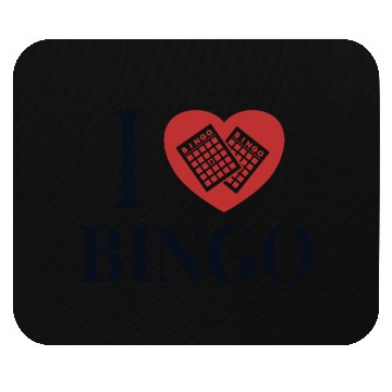 Discover I love Bingo Daubers Professional Caller Bingo Mouse Pads
