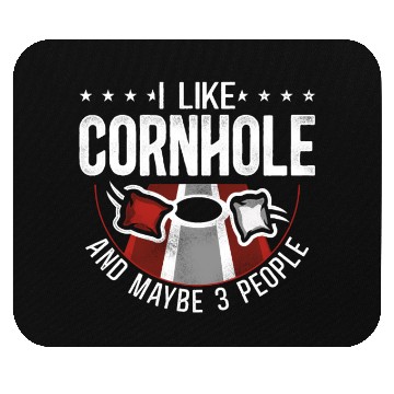 Discover Cornhole Team Bean Bag Player Mouse Pads