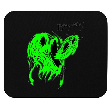 Discover Green Ghost Mouse Pads