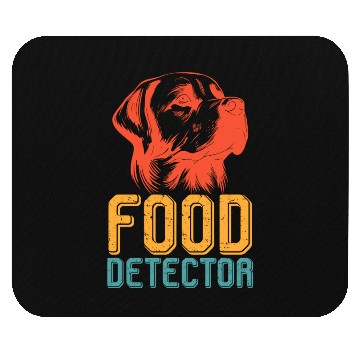 Discover Labrador FOOD DETECTOR Funny Labrador Mouse Pads