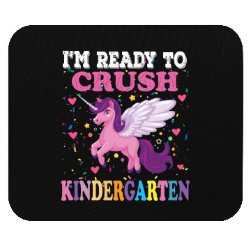 Discover Crush kindergarten dabbing unicorn back to school Mouse Pads