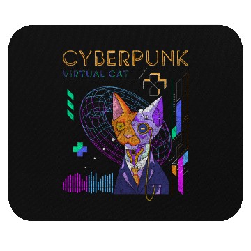 Discover Cyberpunk Technology Synthwave Japanese Mouse Pads