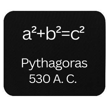 Discover Math Geek Chic: Wear These Iconic Equations! Mouse Pads