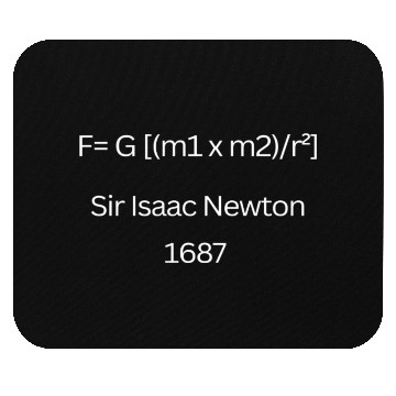 Discover Math Geek: Wear This Newton's Iconic Equation Mouse Pads