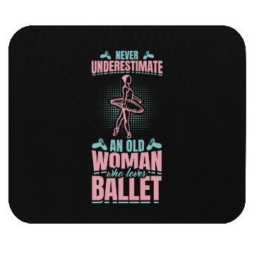 Discover Ballet Grandmother Mouse Pads