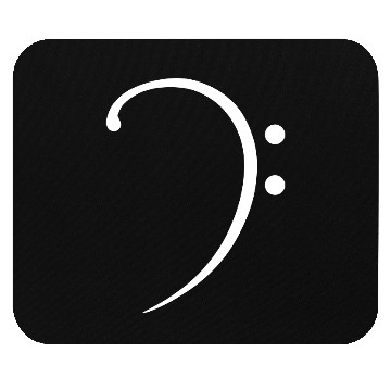 Discover Music Bass Clef Note Cool Sound Symbol Two Points Mouse Pads