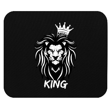 Discover Lion King Motivational design Mouse Pads