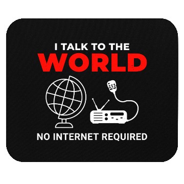 Discover Amateur Ham Radio Operator Radio Waves Frequency Mouse Pads
