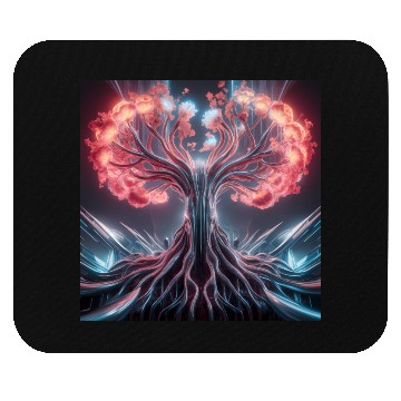 Discover Biomechanical Blossom Mouse Pads