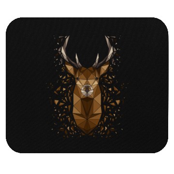 Discover Geometric Stag Art Mouse Pads