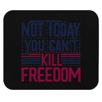 Discover Patriotic Freedom Defender design Mouse Pads