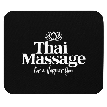 Discover Thai Massage For A Happier You Lotus Emblem Mouse Pads