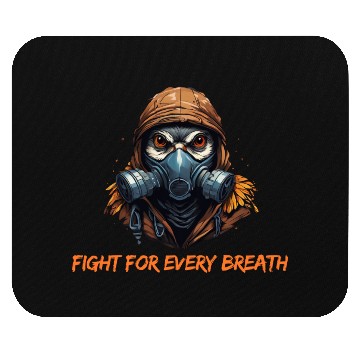 Discover Fight for every breath Mouse Pads