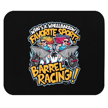 Discover Barrel racing Mouse Pads