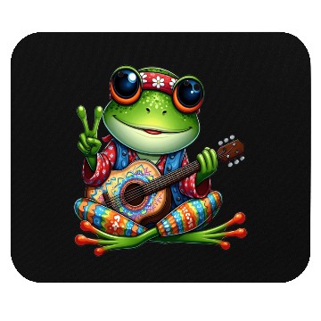 Discover Cute Guitar Frog Mouse Pads