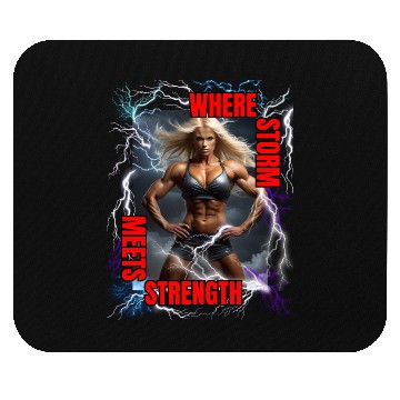 Discover Storm , gym design Mouse Pads