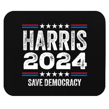 Discover Kamala Harris 2024 Save Democracy US Election Mouse Pads