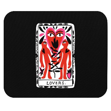Discover Lovers Card Mouse Pads
