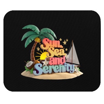 Discover Sun Sea And Serenity Mouse Pads