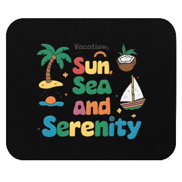 Discover Sun Sea And Serenity Mouse Pads