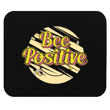 Discover bee positive Mouse Pads