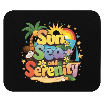 Discover Sun Sea And Serenity Mouse Pads