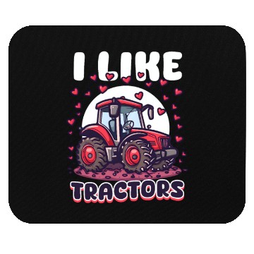 Discover Farmer I Like Tractors Mouse Pads