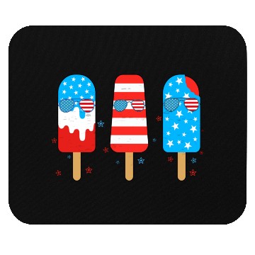 Discover July Popsicle Toddler American Mouse Pads